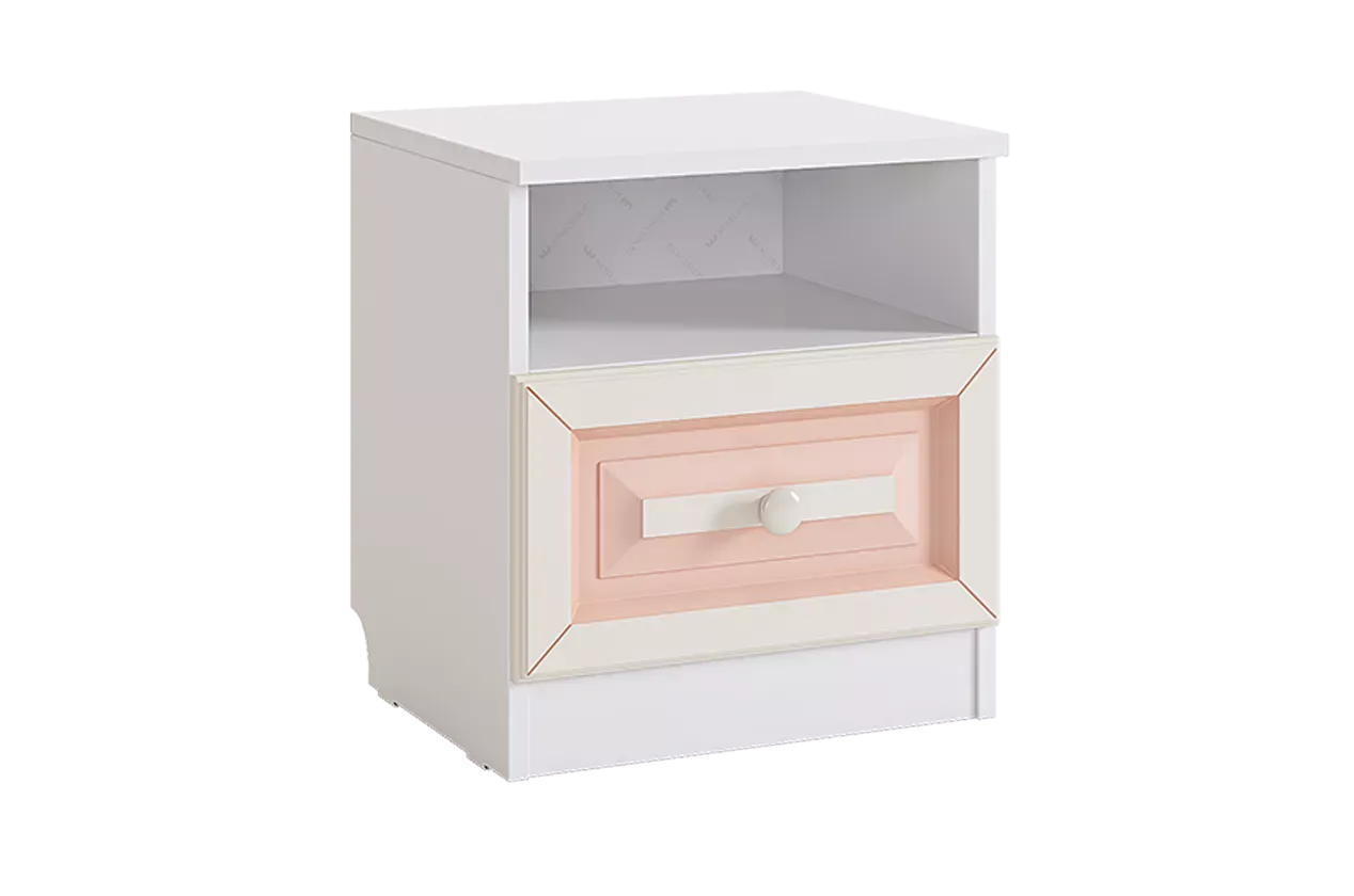 Алиса Тумба прикроватная (белый/крем)