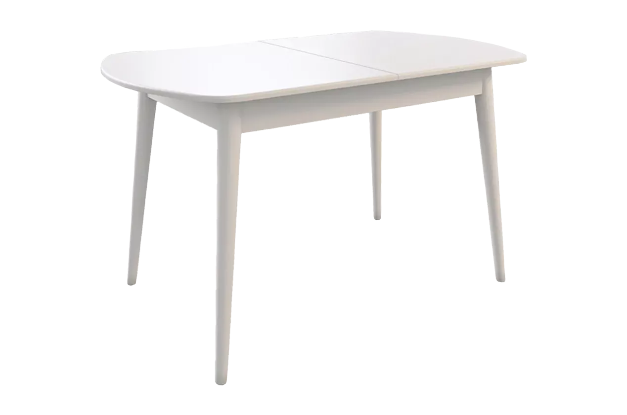 Стол обеденный раздвижной Сальса (белый)