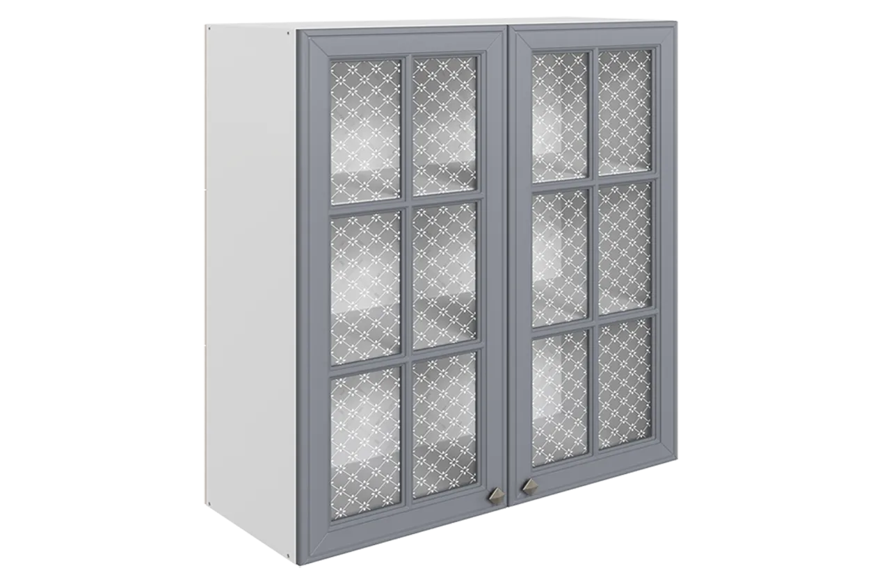Мишель Шкаф навесной L800 Н900 (2 дв. реш.) (эмаль)