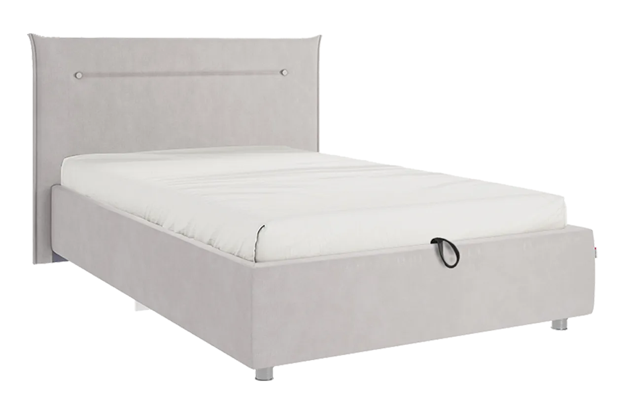 Кровать с подъемным механизмом Альба 120х200 см (галька (велюр))