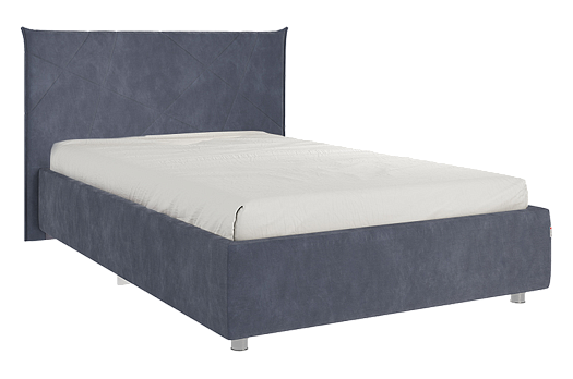 Кровать с основанием Квест 120х200 см (топаз (велюр))