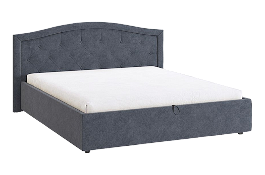 Кровать с подъемным механизмом Верона 2 160х200 см (топаз (велюр))