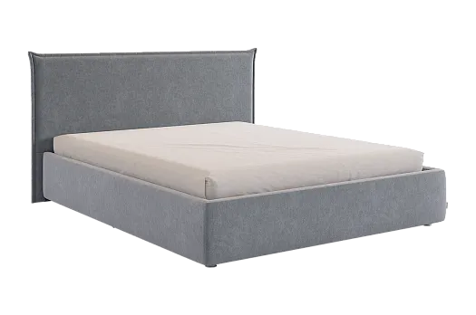 Кровать с основанием Лада 160х200 см (графит (велюр))