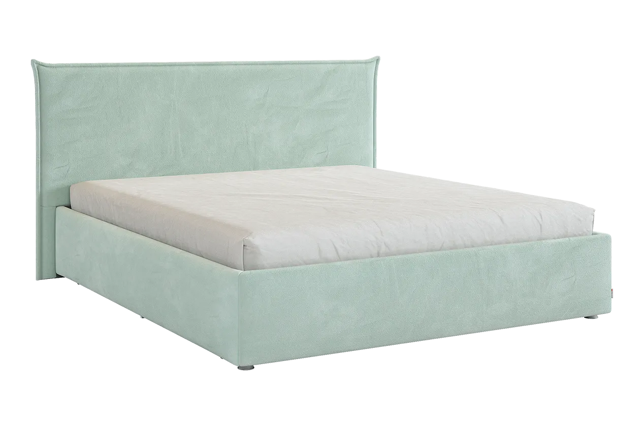 Кровать с основанием Лада 160х200 см (мята (велюр))