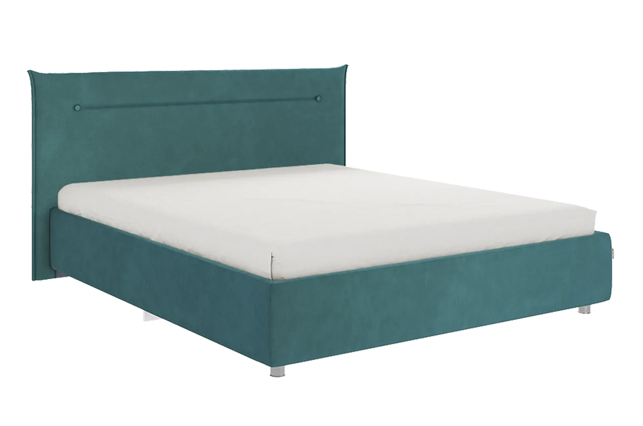 Кровать с основанием Альба 160х200 см (сосна (велюр))