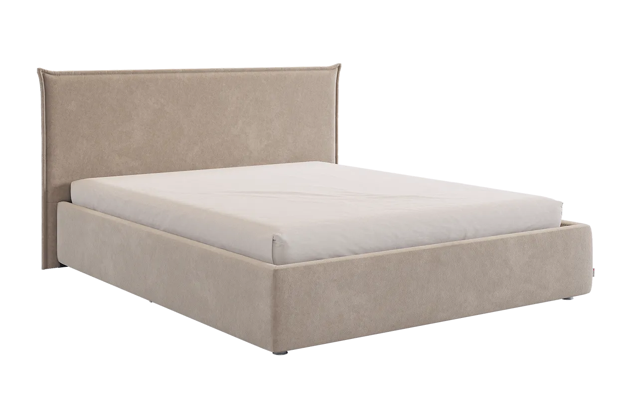 Кровать с основанием Лада 160х200 см (капучино (велюр))